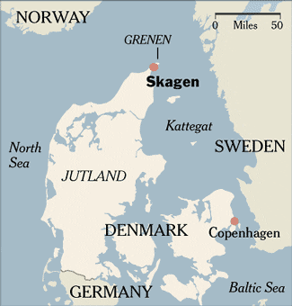 写真：skagen map
